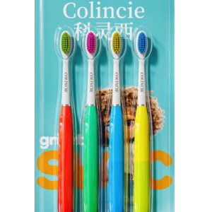 Colincie 4-Pack Toothbrush Set