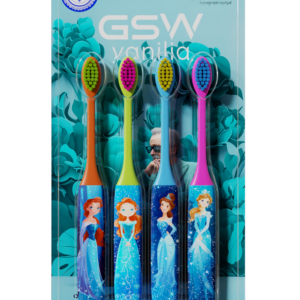 Princess Collection Kids Toothbrush 4-Pack