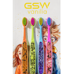 4-Pack Kids Printed Toothbrush Set Blister Card