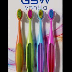 Kids' Compact Head Toothbrush 4-Pack - Extra Soft