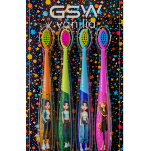 Fashion Girl Kids' Toothbrush 4-Pack